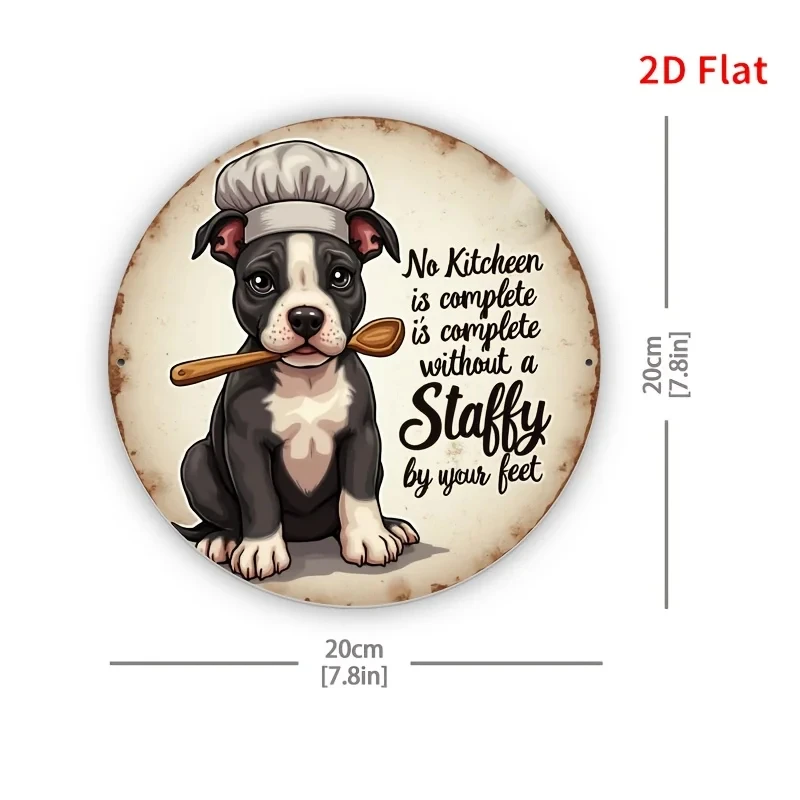 1 Piece of Funny Kitchen Staff Sign - 