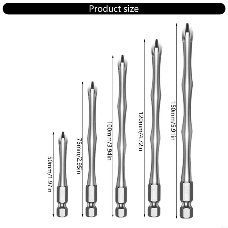 U0DF Durable S2Alloy Steel Electric Screwdriver Bit Accessories For Accuracy Work
