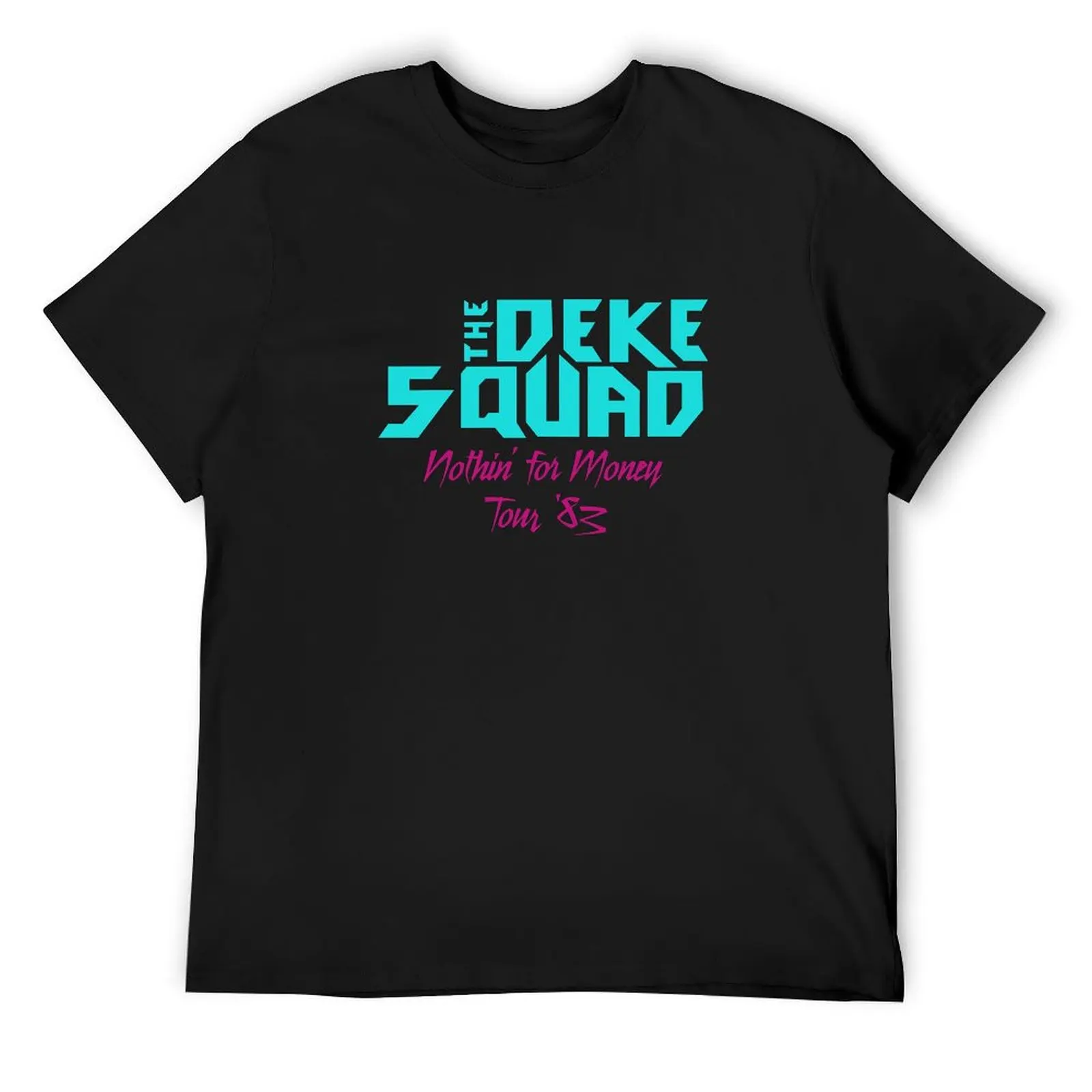 The Dekes Squad T-Shirt vintage anime shirt street wear T-shirts for men cotton