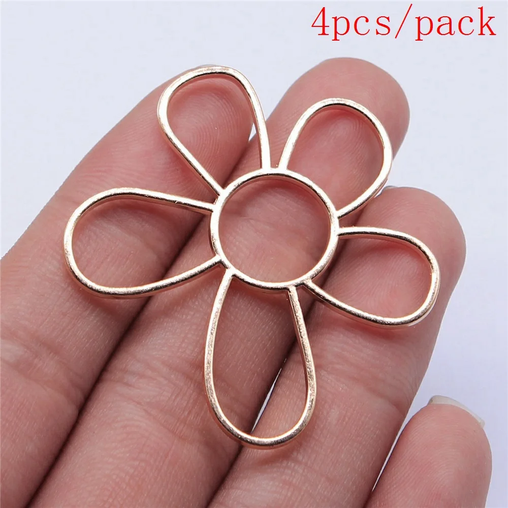 Bulk Charms For Jewelry Making Kit Pendant Diy Jewelry Accessories Hollow Flower Charms