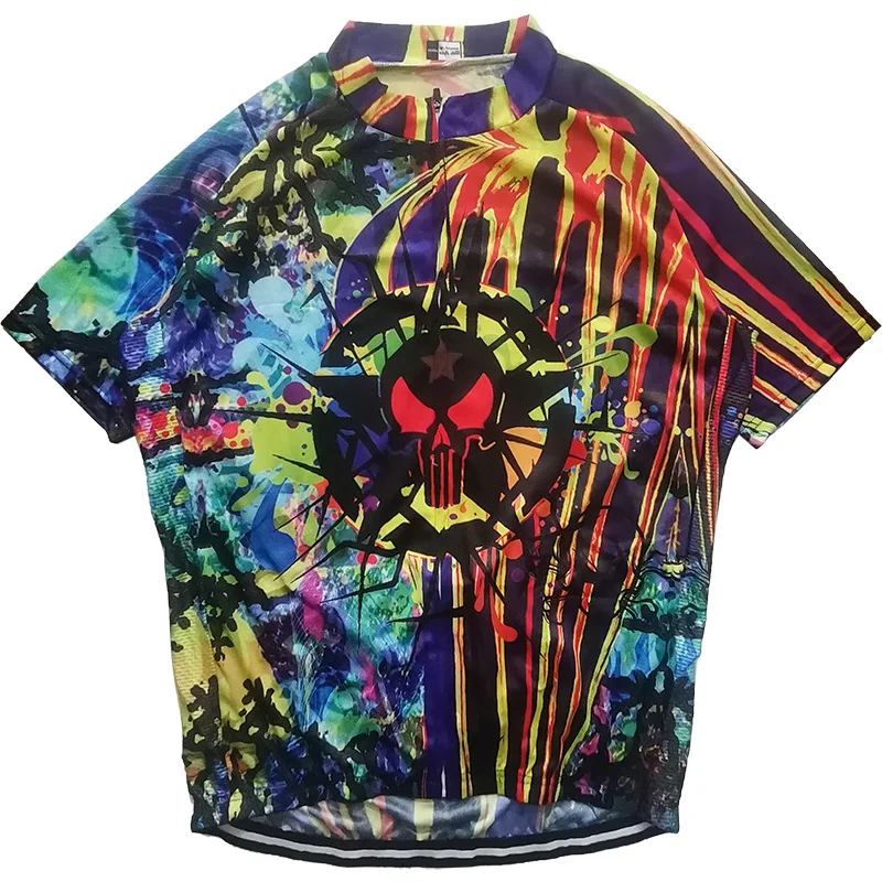 

Skull Ghost Outdoor Long Sleeve Cycling Jersey Motocross Shirt Bicycle Man Clothes Off Road MTB Downhill Tops