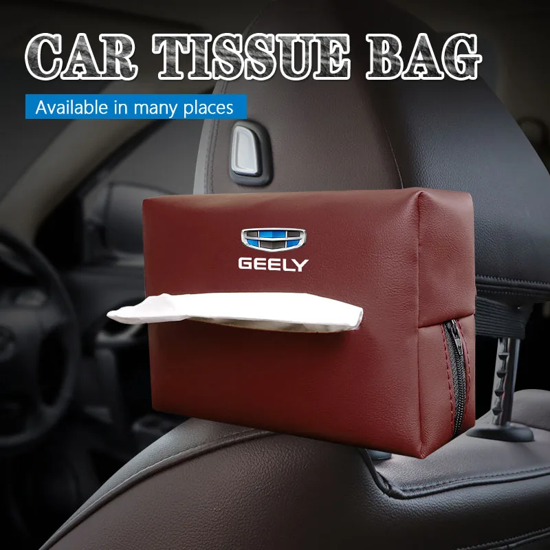Кожаная Автомобильная салфетка, солнцезащитный козырек, подвесная сумка для внедорожника Boyue Borui Coolray Emgrand NL3 EX7 X7 EC7 GX7 GT GC9 X6