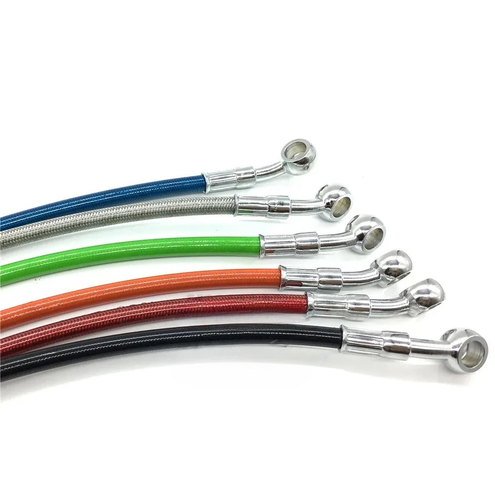 دراجة نارية الترابية دراجة مضفر خرطوم الفرامل خط الصلب كابل فرامل يد الهيدروليكية البانجو الأنابيب 400 مللي متر-1500 مللي متر للدراجات النارية سباق عالمي