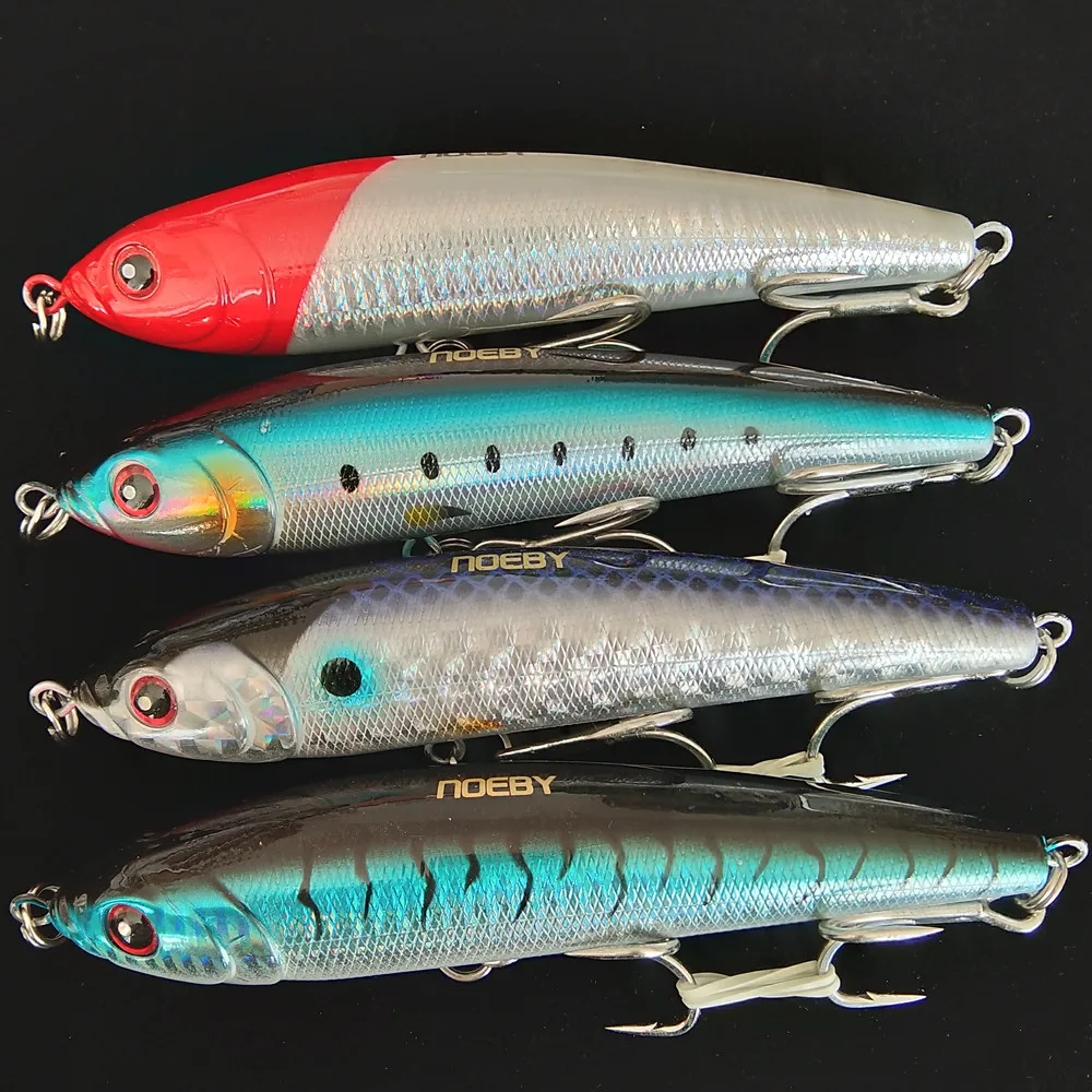 4pcs 14cm 70g Sea Fishing Lure Sinking pencil Wobbler Artificial Hard Bait for Sea Tuna GT Fishing Lure