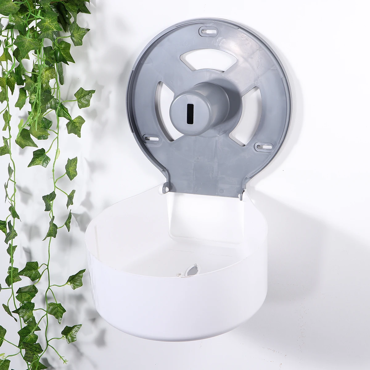 

WallMounted TissueDispenser RoundPaperHolder NoPunching PublicPlaces Hotels Schools Bathrooms PaperTowelHolder RollPaper