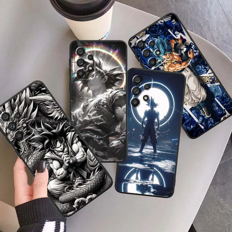 

Anime Dragon Ball Cool Hot Phone Case For Samsung A73 A72 A71 A55 A54 A53 A52 A51 A13 A22 A16 A15 A05s A14 A05 A06 5G Black