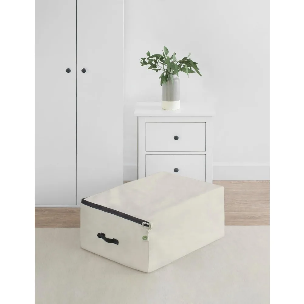 أكياس تخزين كبيرة جدًا بسحاب للألحفة والبطانيات والملابس - حل تخزين مريح