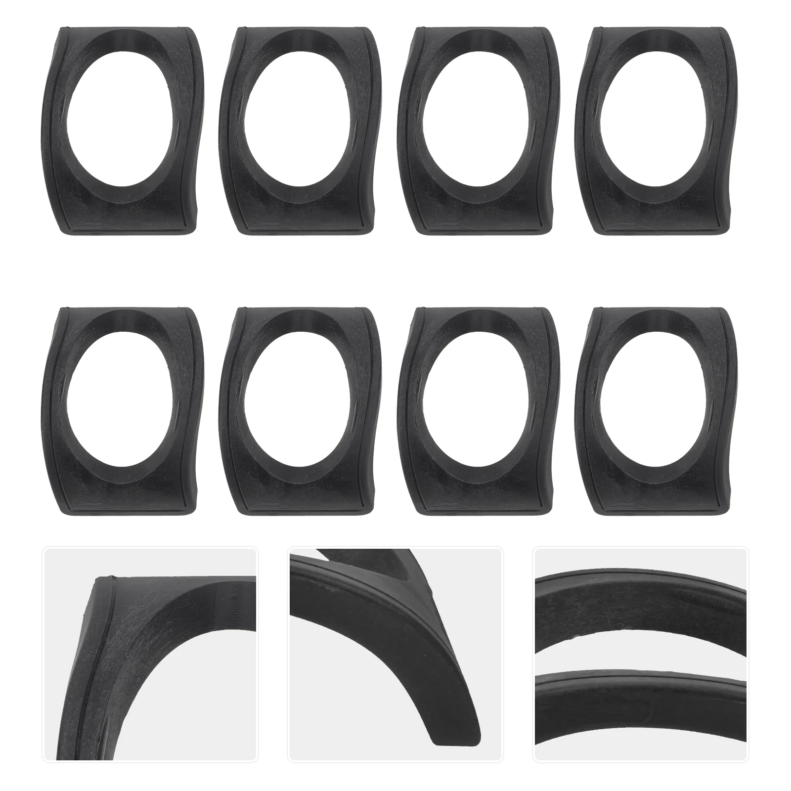 

8 Pcs Ocarina Base Bracket Holder 6 Hole Stand Pan Groove Stands Instrument Flute Display