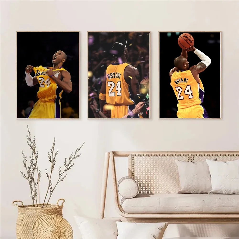 K-Kobe Bryant Poster Paper Print Home Living Room Bedroom Entrance Bar Restaurant Cafe Art Painting Decoration