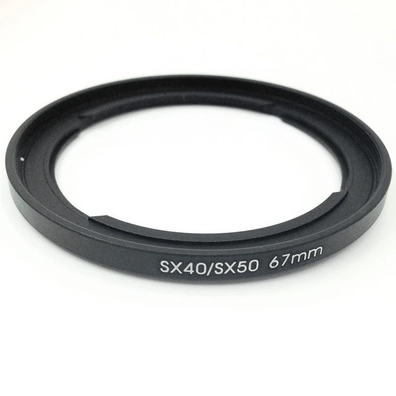 67Mm Filter Adapter For Canon Powershot Sx30 Sx40 Sx50 Sx520 Hs Replace Fa-Dc67a