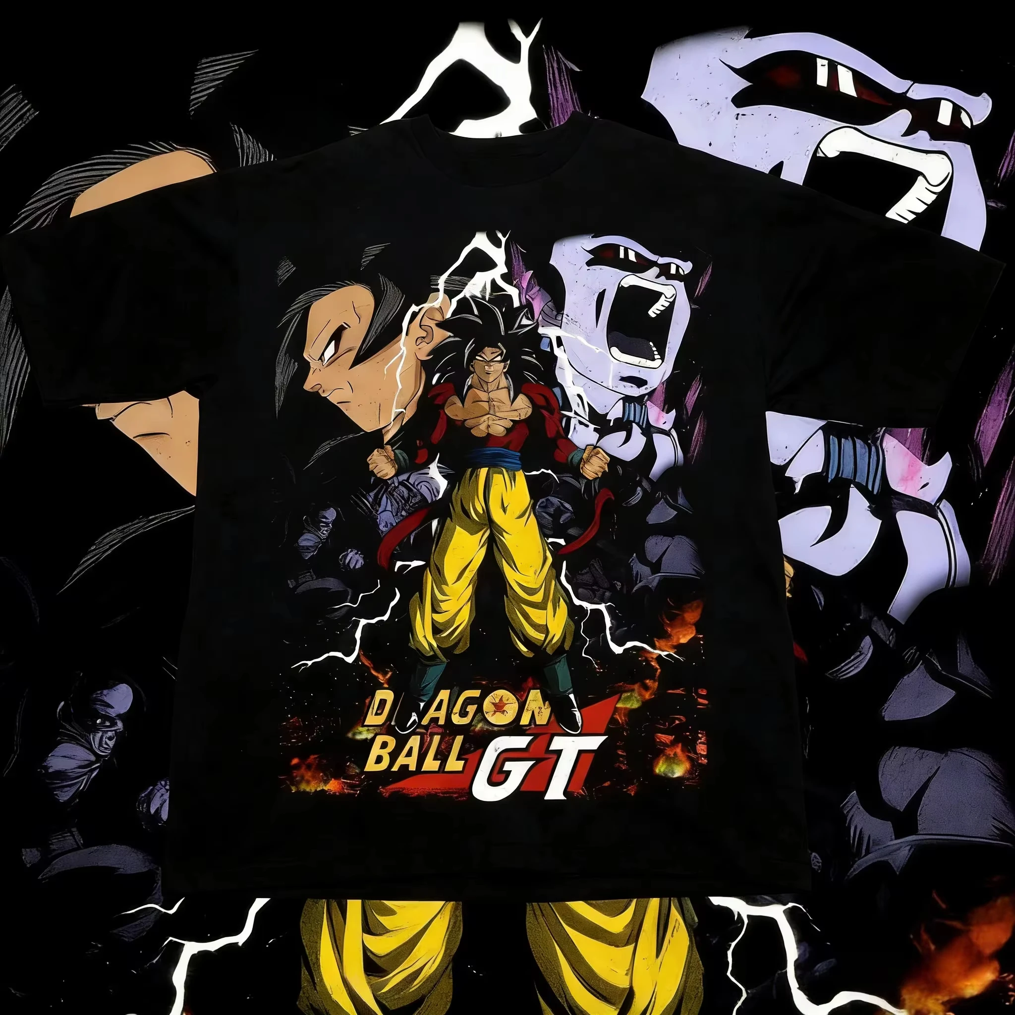 

Футболка с принтом Dragon Ball Comics Co, новинка лета 2026, повседневная футболка в стиле ретро, ​​японская футболка в стиле Харадзюку, нейтральная футболка, топ Y2K.