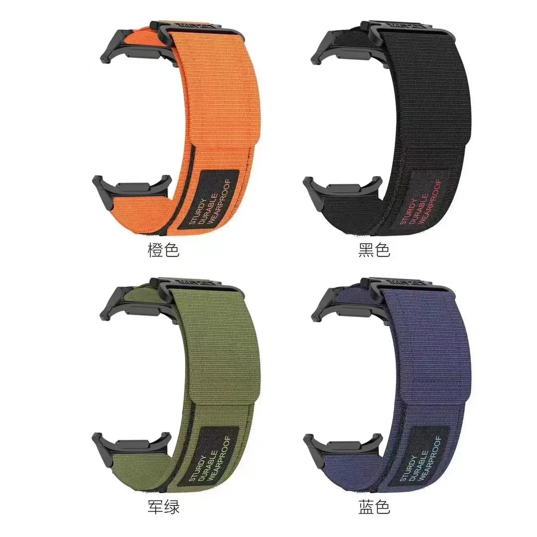 Correa de reloj de nailon para deportes al aire libre, correa para Samsung Galaxy watch 7 Ultra 47mm