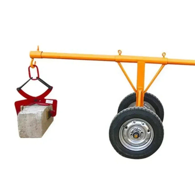 New High-end Listing Roadside Stone Fixture transfer safety Trolley Dolly Orange Customized Handling Equipment