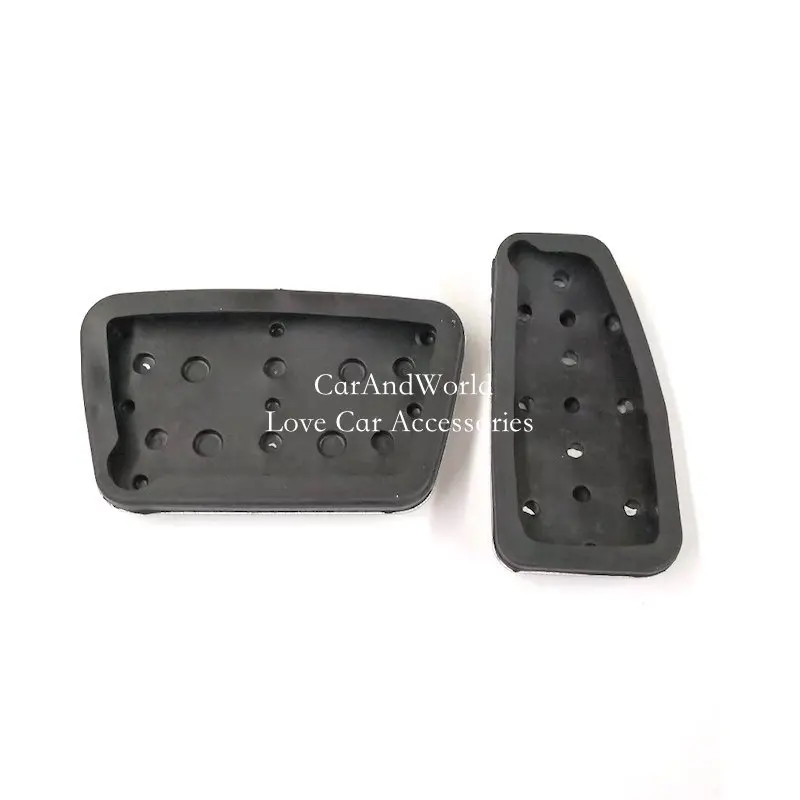 Aluminium Alloy Car AT Foot Rest Pedals Accelerator Gas Pedal Brake Cover Non-slip Pads For Land Cruiser LC200 150 2016-2022