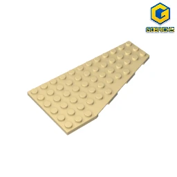 

Кирпичи Gobricks в сборе GDS-M214, детали, клиновая пластина 6x12, совместимая с строительными блоками lego 30356