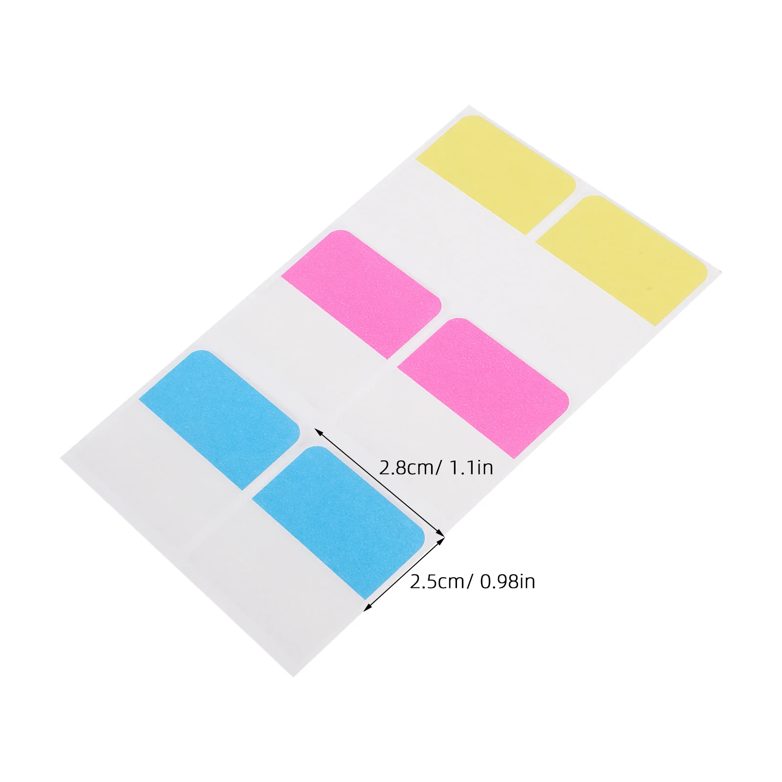 Picture 3: 60Pcs Sticky Index Tabs Colorful Writable Page Markers Labels for Notebooks Binder File Folder Planner Classification Tabs