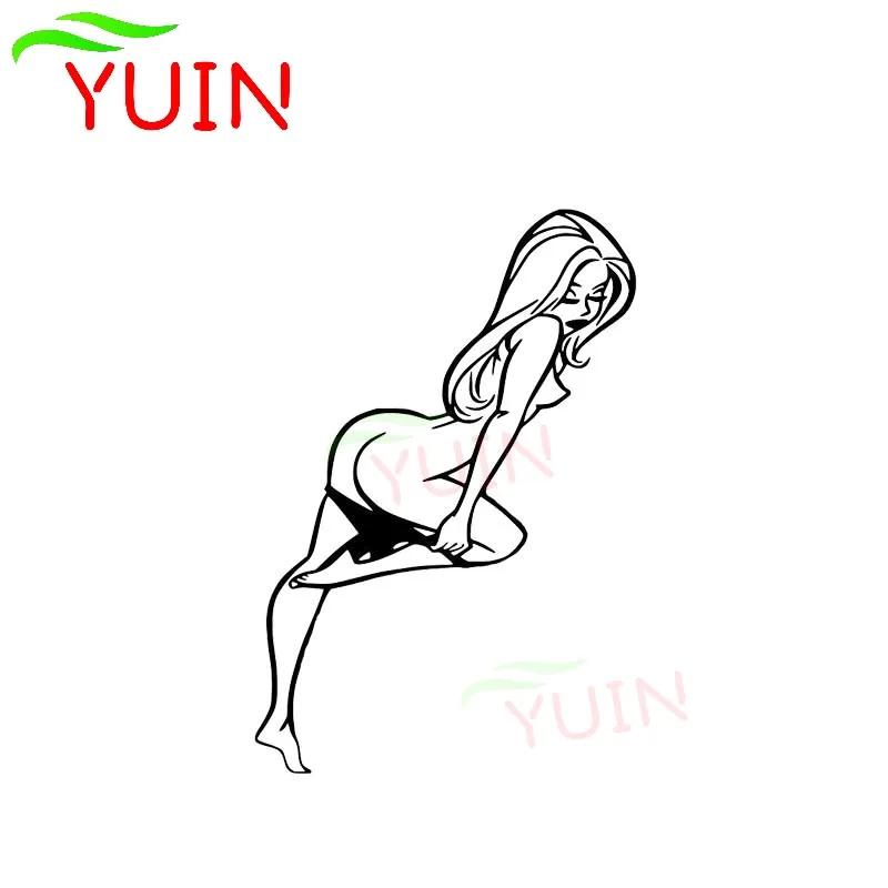 Sexy Glamorous Naked Girl Car Sticker Fashion Popular Style Decals PVC Body Window Decorations High Quality Waterproof Decal