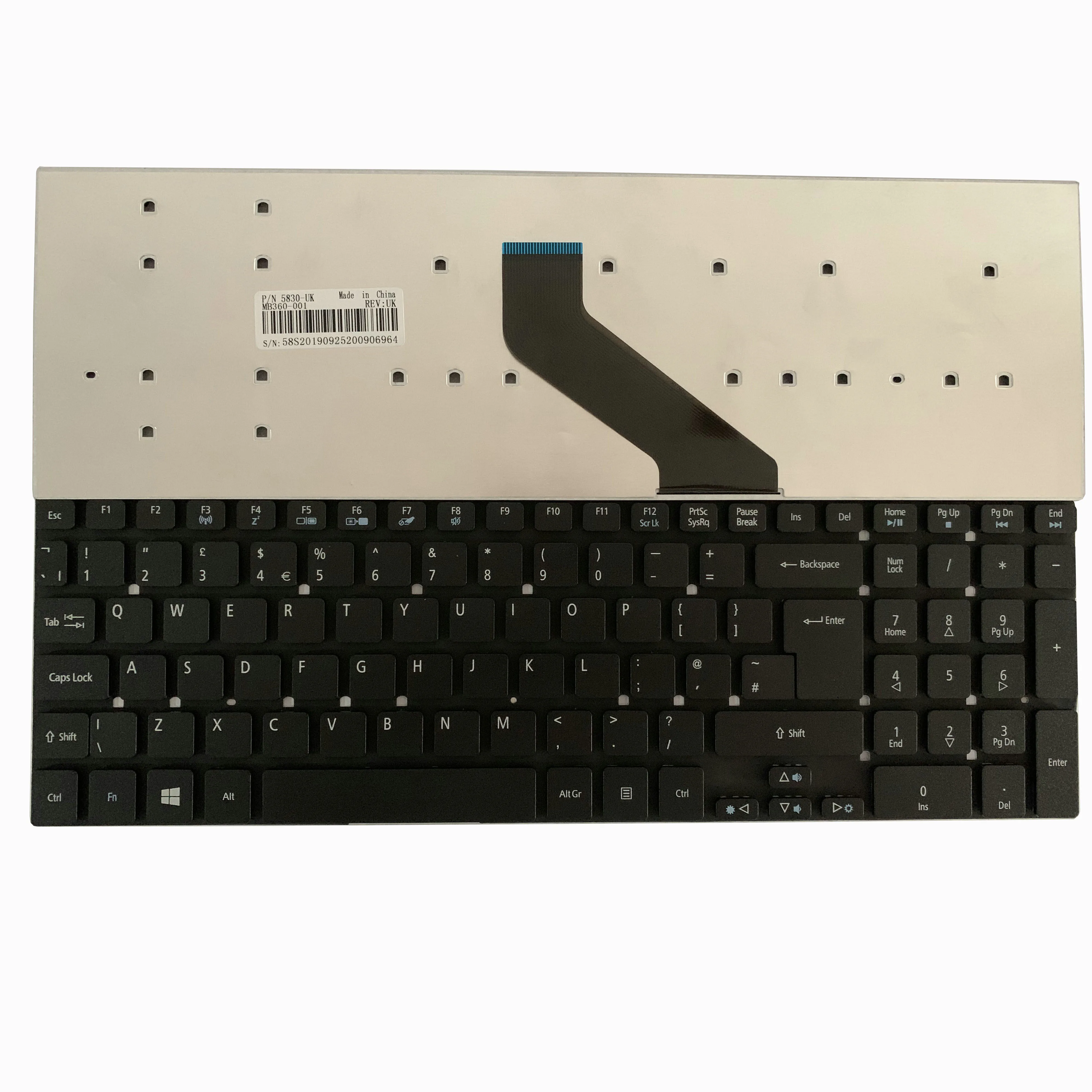 NEW UK laptop Keyboard for Acer Aspire V3-771G V3-571 5755G 5755 V3-531 V3-771 V3-551G V3-551 5830TG