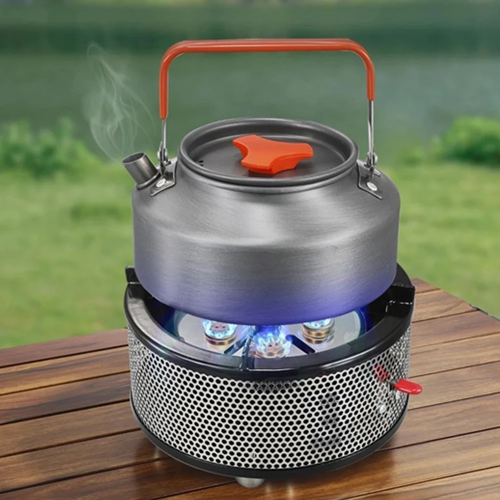 Portable Outdoor Picnic Stove Camping Windproof Gas Stove Small and Lightweight Camping Equipment with Bag Card Type Stove