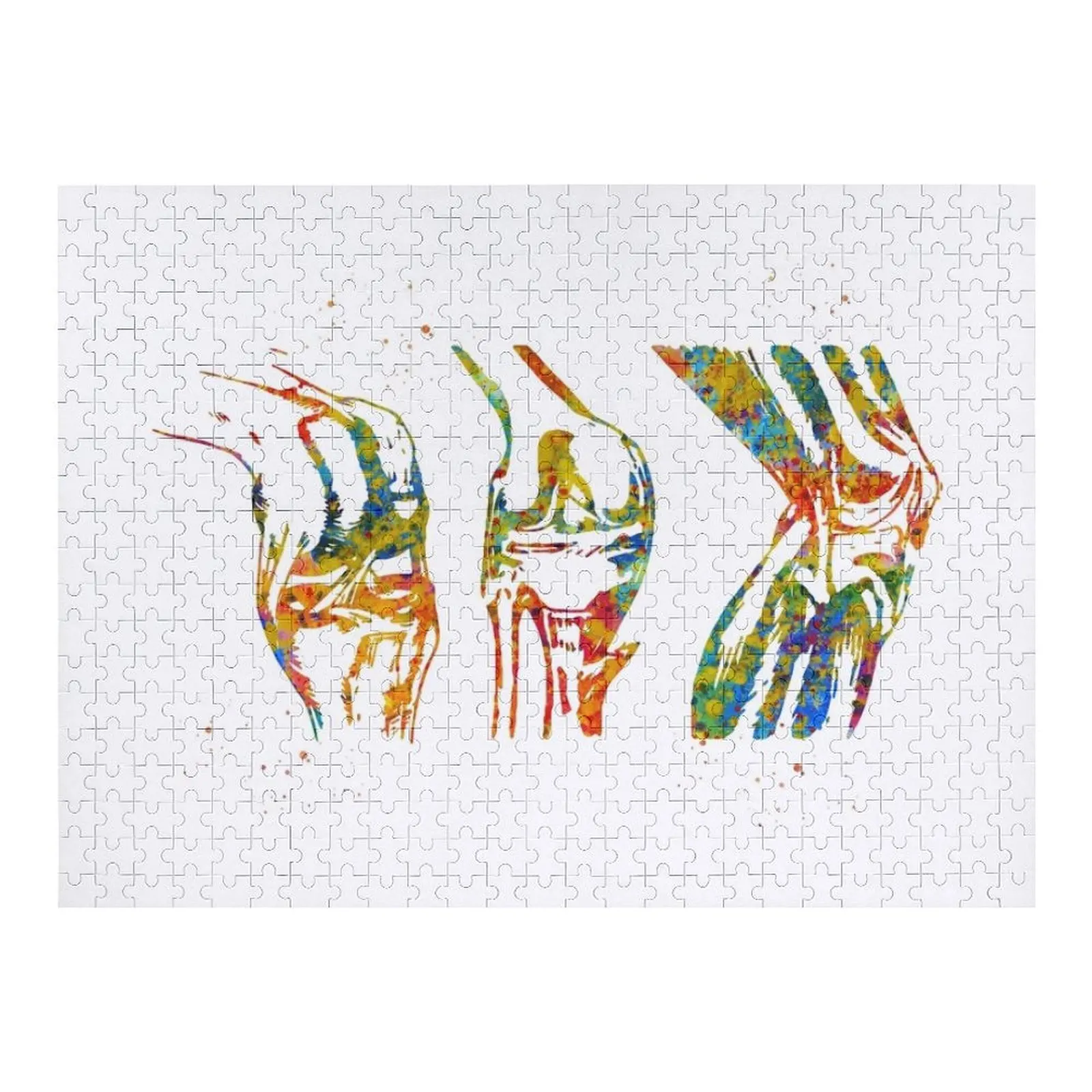 

Коленный пазл для взрослых, деревянные дети, произведения искусства, пазл