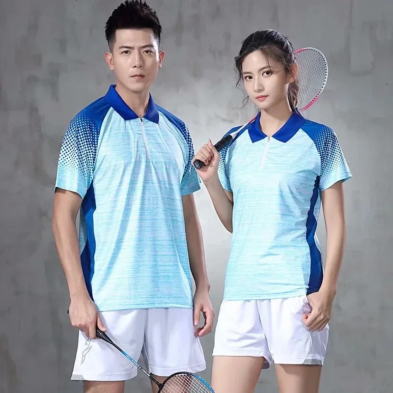 Men Women Tennis polo Shirt Shorts Sets , Badminton Jersey Shorts Suits , Girl Table Tennis T shirt Clothes , ping pong clothes