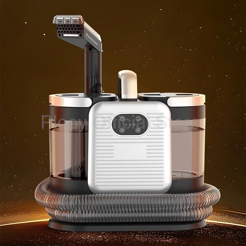 105 ℃   Экстракт спрея для стерилизации, 1650 Вт, очиститель паровой обивки, глубокое удаление пятен для домашнего дивана, ковра, занавески, матраса, 13 кПа