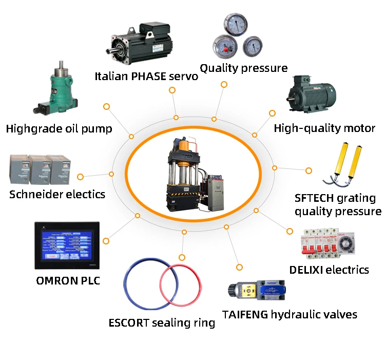 800 ton hydraulic press four column type deep draw hydraulic press machine
