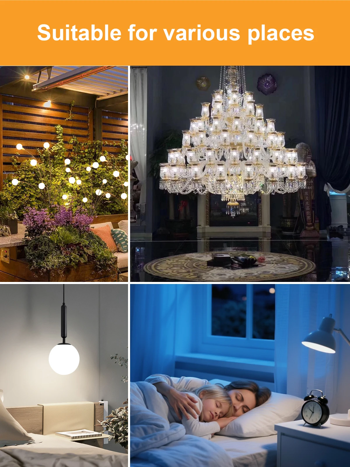 E10 Mini Screw LED Bulb 220V-240V Appliance Indicator Light 6000K 360° Bright Non Flicker Replacement for Chandelier Lamp 1Pcs - view 2