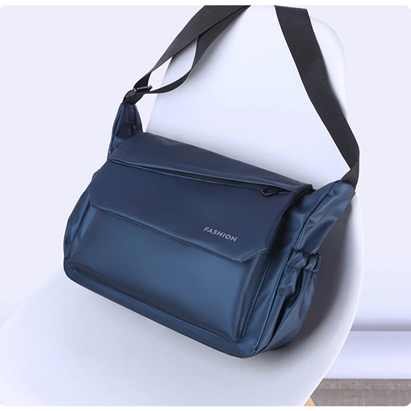 Men Simple Crossbody Bag Fashion Oxford Cloth Single Shoulder Man Bag Large Capacity Waterproof Messenger Bag Business Briefcase