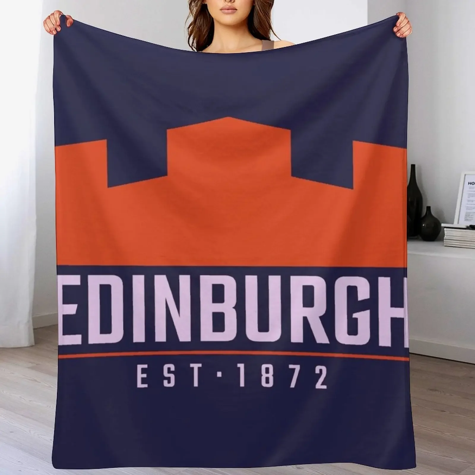 

Edinburgh Rugby Throw Blanket Thermals For Travel For Decorative Sofa Camping Shaggy Blankets
