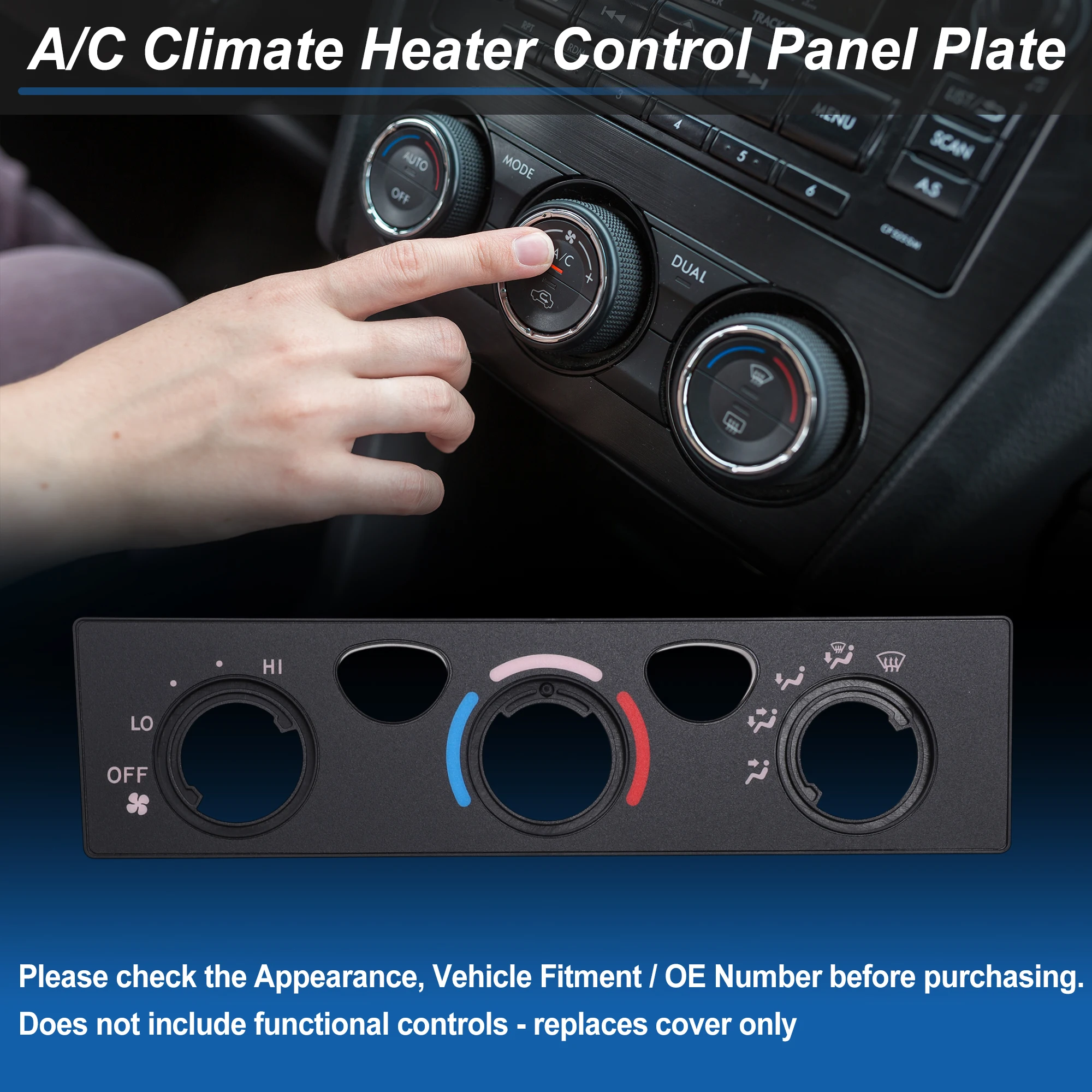 

UXCELL Панель управления кондиционером климат-нагревателем для Toyota 4Runner OE Номер: 5519-35340