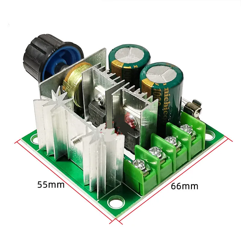 PWM DC Motor Governor Pump Stepless Speed Regulation Switch Module 12V-40V10A High Efficiency