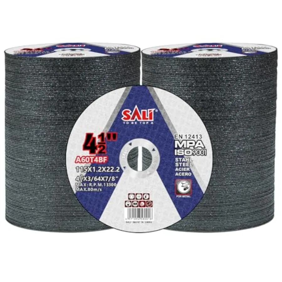 

200 Pack Cut Off Wheel 4 1/2 Inch Cutting Wheels 4-1/2 x 3/64 x 7/8 for Metal Stainless Steel Angle Grinder Cutting Wheel High-
