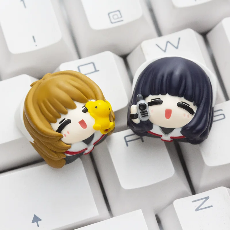 

Anime Keycaps Artisan Key Caps Resin Layered Drip Glue Cute Keycaps for Mechanical Keyboard Accessories Custom Keycaps MX Switch