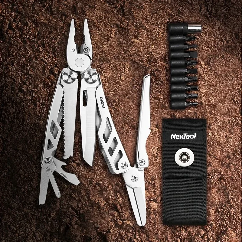 NexTool Flagship Max 14 In 1 EDC Multi Tool Pliers Folding Knife Large Scissors Outdoor Camping Survival Multitool