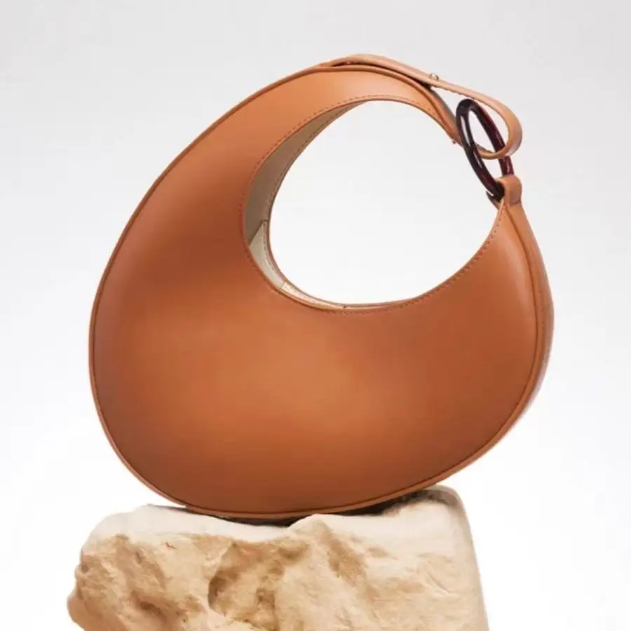 

New Luxury Design Trend Trend Personality Crescent-Shaped Large Capacity Underarm Bag Shoulder Bag