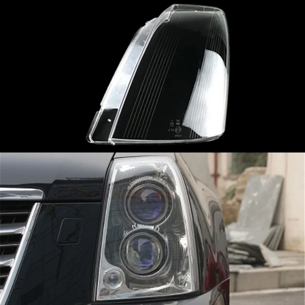 For Cadillac SLS Head Lamp Case Headlight Lens Cover Lampshade Glass Lampcover Caps Headlamp Shell 2007 2008 2009 2010 2011 2012