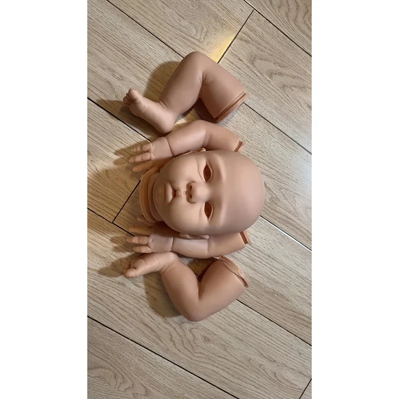 22inch Original Size Amy  Reborn Doll Kit Unfinished Unpainted Doll Parts and Eyes Bebe Reborn muñecas para niñas