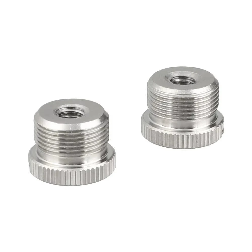 2x5/8 ''-27 ذكر إلى 1/4''-20 أنثى برغي محول لحامل الميكروفون 5/8 "إلى 1/4" محولات ل ترايبود وميكروفون