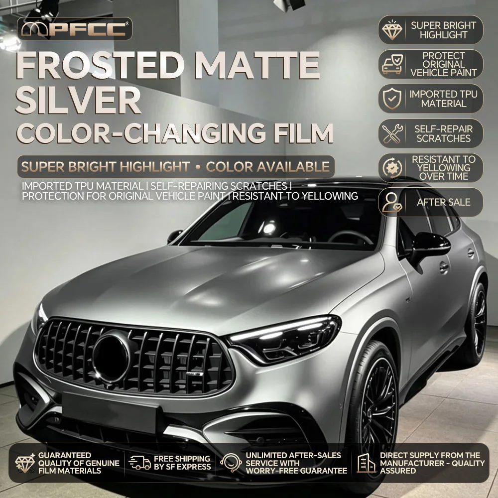 For Mercedes-AMG GLC 63 S E PERFORMANCE Coupé Paint Protection Film Pre-cut Car Body Clear Bra Anti-Scratch Resistant Invisible