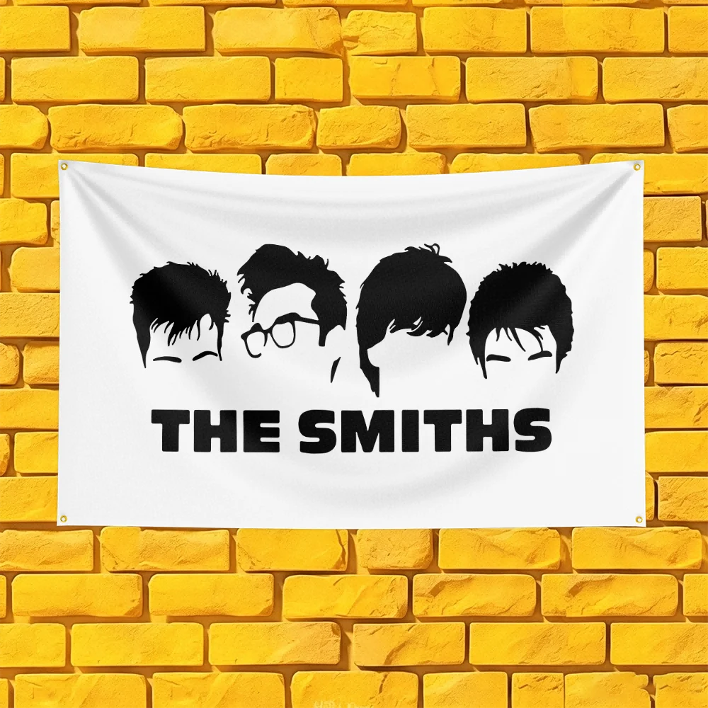 The Smiths Style Rock Flag 3x5 FT 90x150cm Polyester Wall Hanging For Concert Decor Music Lover