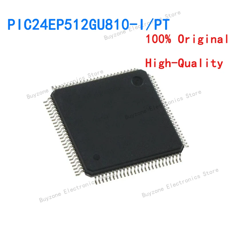 

PIC24EP512GU810-I/PT MCU 100P 512KB 52KB RAM 60 MHz USB