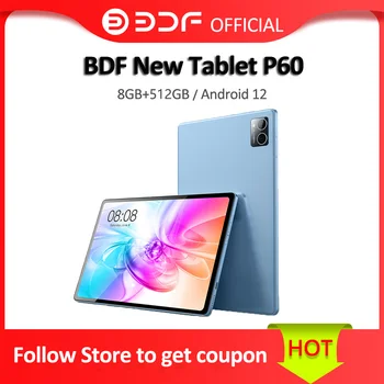 New 10.36 Inch Tablets Global Version Android 12 Ten Core 8GB RAM 512GB ROM 4G LTE Dual SIM 5G Dual WiFi GPS Tablet PC 8000mAh
