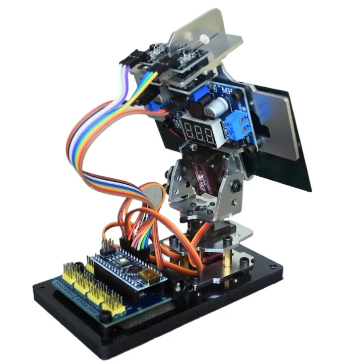 Arduino Solar Tracker DIY Kit - Light Seeking Radar System for Renewable Energy Projects