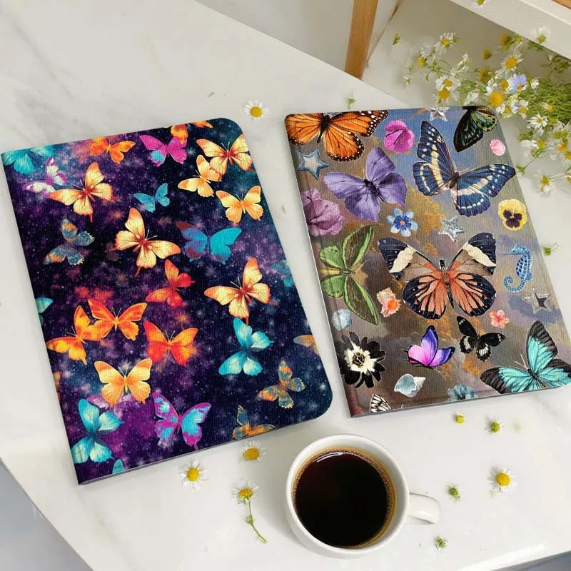 

Colorful Butterfly Cartoon Pattern Tablet Case For Huawei Honor MatePad MediaPad Air 5 6 7 11 V6 V7 V8 V9 X9 X8 T10 T10s C5e T5