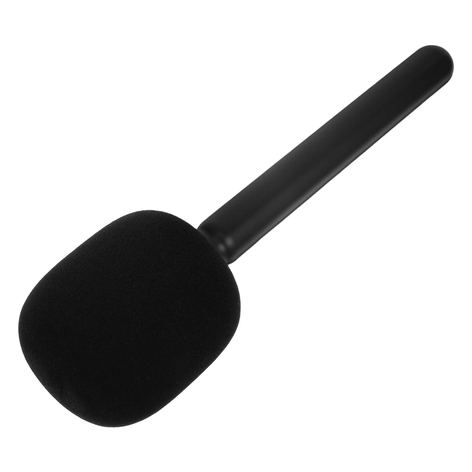 

1pcs Simulated Microphone Fake Mic Plastic Lightweight Pretend Play Toy Musical Instruments Kids Interview Prop Retro