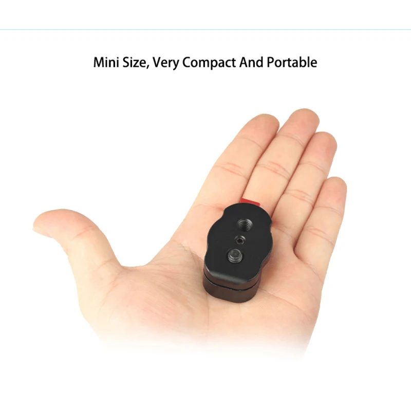 Mini plaque de dégagement rapide pour moniteur LCD, bras magique, répartiteur HDMI, lumière LED, plate-forme lumineuse EVF