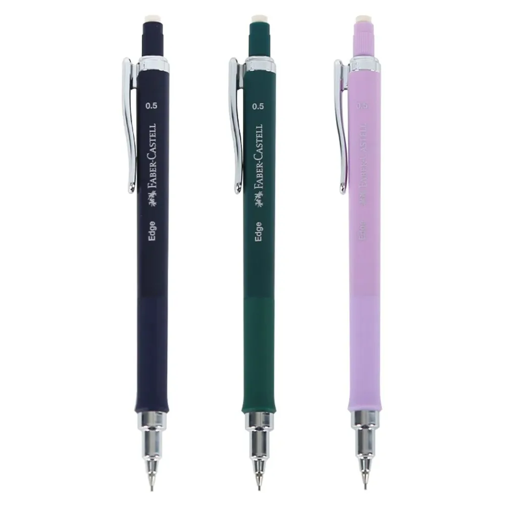Lápiz Mecánico FABER-CASTELL de 0.5 mm, Lápiz de Dibujo Automático con Agarre Suave Adhesivo, Material Escolar para Estudiantes