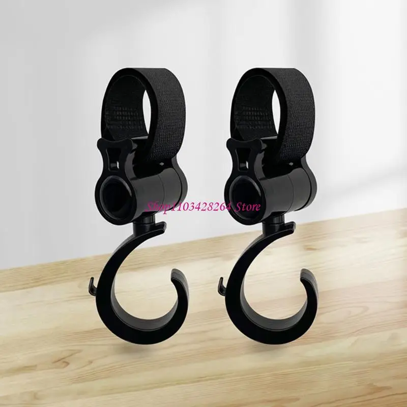 

Набор 1pc/2pcs 360 градусов вращающихся детских колясок Hhanger Rack Многофункциональная крючка детские детские кроватки органы