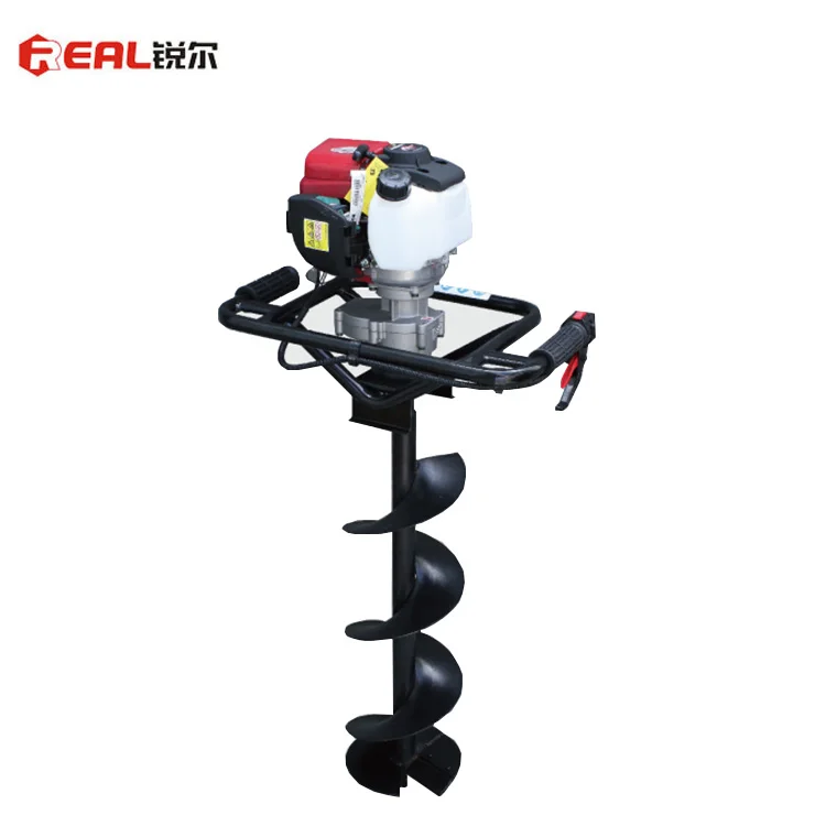 

Mini soil Digger 36cc 4 stroke Petrol Gas Engine Earth Auger Drilling Machine